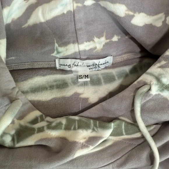 Young Fabulous & Broke Black and Green Tie-Dye Jogger Set - Picture 3 of 7